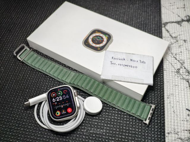 APPLE WATCH ULTRA 1 ขนาด 49 MM ไทเทเนียม GPS Cellular สุขภาพแบต 91 รูปที่ 14