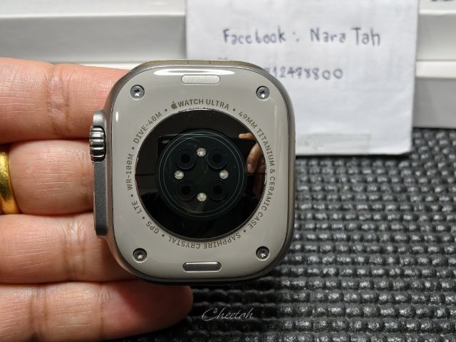 APPLE WATCH ULTRA 1 ขนาด 49 MM ไทเทเนียม GPS Cellular สุขภาพแบต 91 รูปที่ 5