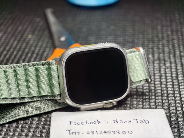 APPLE WATCH ULTRA 1 ขนาด 49 MM ไทเทเนียม GPS Cellular สุขภาพแบต 91 รูปที่ 4