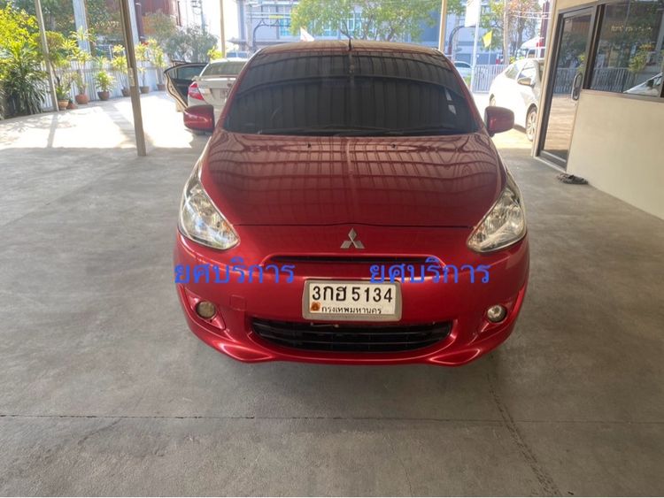 รถ Mitsubishi Mirage 1.2 GL สี แดง