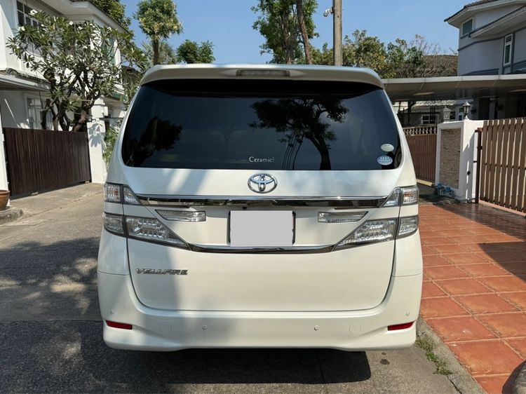 Toyota Vellfire 2013 2.4 Z G Edition Utility-car เบนซิน ไม่ติดแก๊ส เกียร์อัตโนมัติ ขาว รูปที่ 4