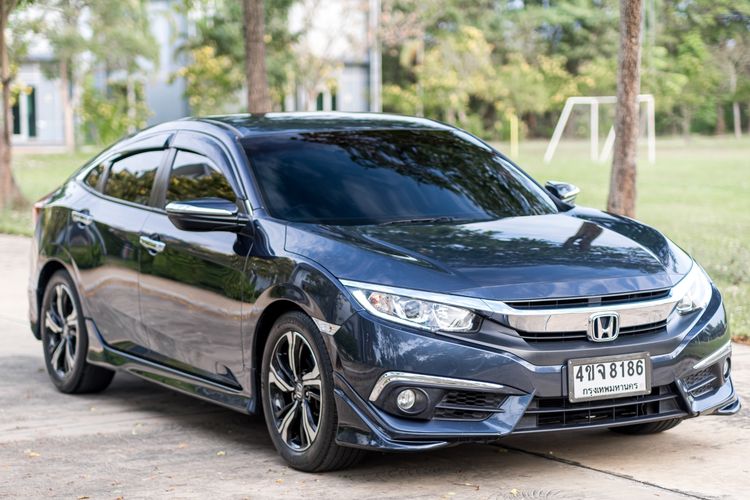 Honda Civic 2017 1.8 EL i-VTEC Sedan เบนซิน เกียร์อัตโนมัติ น้ำเงิน รูปที่ 2