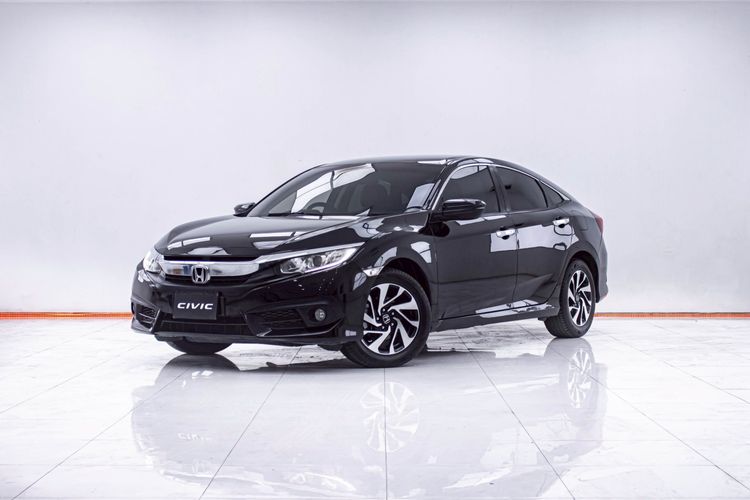 Honda Civic 2016 1.8 EL i-VTEC Sedan เบนซิน ไม่ติดแก๊ส เกียร์อัตโนมัติ ดำ