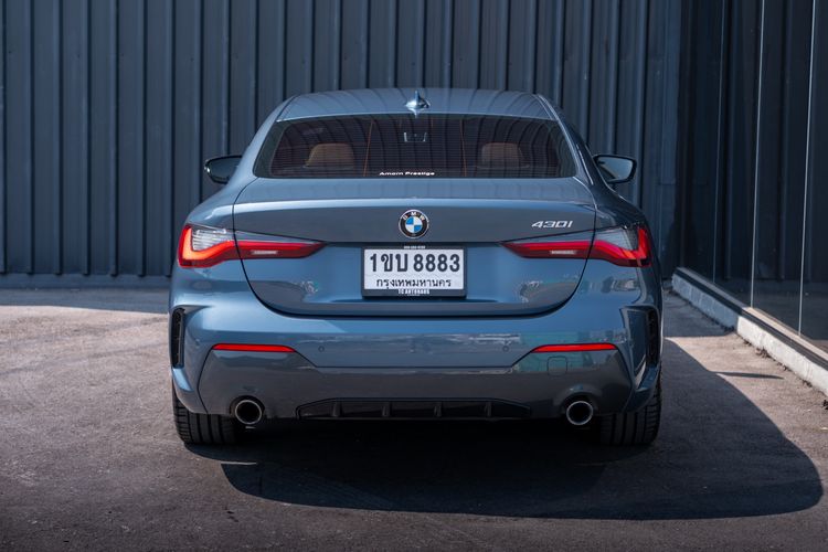 BMW Series 4 2022 430i Sedan เบนซิน ไม่ติดแก๊ส เกียร์อัตโนมัติ เทา รูปที่ 4