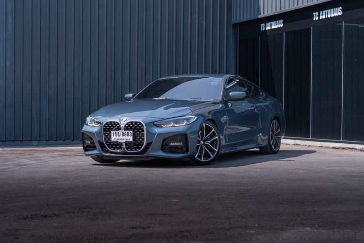 BMW Series 4 2022 430i Sedan เบนซิน ไม่ติดแก๊ส เกียร์อัตโนมัติ เทา รูปที่ 2
