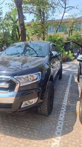 Ford Ranger 2015 2.2 Hi-Rider XLT Pickup ดีเซล ไม่ติดแก๊ส เกียร์อัตโนมัติ ดำ รูปที่ 4
