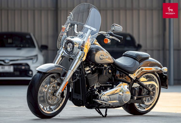 HD Fatboy114 ปี2023 ตัวใหม่ สีทูโทน วิ่งน้อย800Mi. ท่อVance and Hines รูปที่ 2
