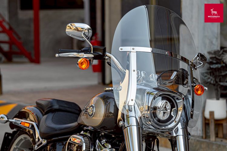 HD Fatboy114 ปี2023 ตัวใหม่ สีทูโทน วิ่งน้อย800Mi. ท่อVance and Hines รูปที่ 13