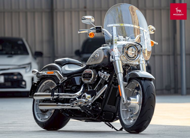 Harley Davidson Fat Boy HD Fatboy114 ปี2023 ตัวใหม่ สีทูโทน วิ่งน้อย800Mi. ท่อVance and Hines