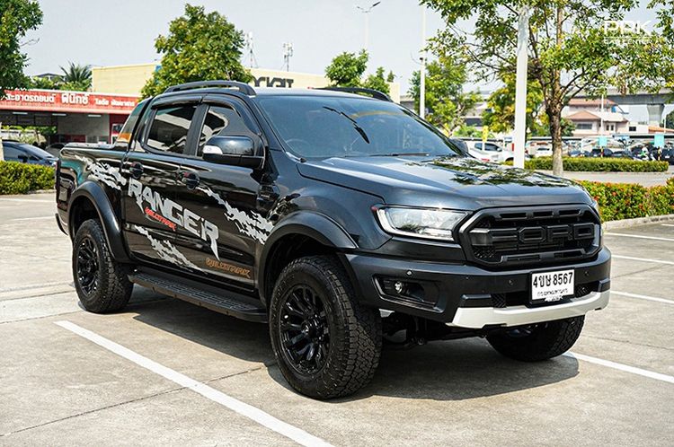 Ford Ranger 2023 2.0 Hi-Rider Wildtrak Pickup ดีเซล ไม่ติดแก๊ส เกียร์ธรรมดา ดำ รูปที่ 3