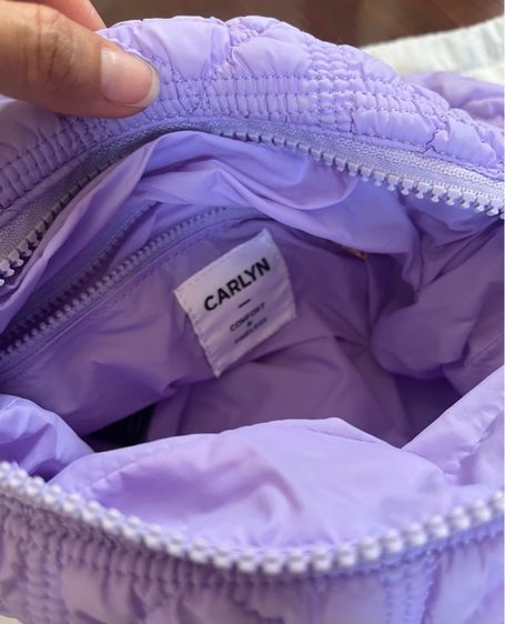 กระเป๋าCarlyn soft M สีม่วงพาสเทล รูปที่ 4