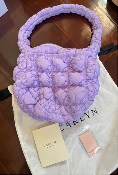 หญิง ผ้า กระเป๋าCarlyn soft M สีม่วงพาสเทล