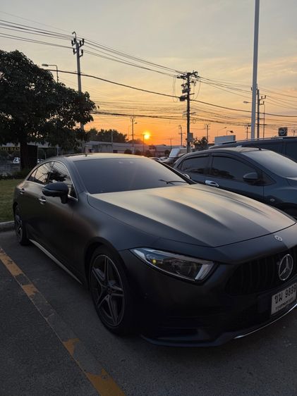 Mercedes-Benz CLS-Class 2021 CLS220 D AMG Sedan ดีเซล เกียร์อัตโนมัติ ดำ รูปที่ 2