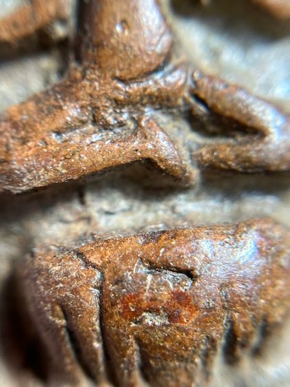  ท่านท้าวกุเวร หลัง พระนางเทวีลักษมี กรุวัดจันเสน ทวารวดี เนื้อดิน รูปที่ 15