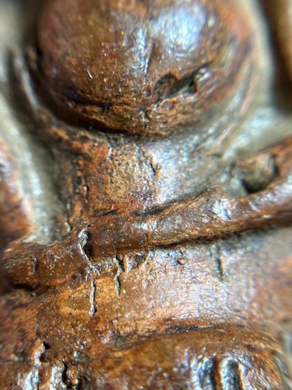  ท่านท้าวกุเวร หลัง พระนางเทวีลักษมี กรุวัดจันเสน ทวารวดี เนื้อดิน รูปที่ 14