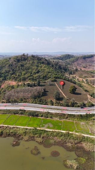 ขายที่ดินเปล่า วิวภูเขา ติดถนนสาย ชร.1063 แม่จัน-เชียงแสน ทำเลศักยภาพ อ.แม่จัน เชียงราย