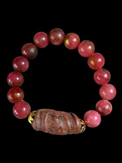 สร้อยประคำหยกมือพระสมเด็จม้วน สีเขียว,นํ้าเงิน,เหลือง,สีแดง เส้นละ200 รูปที่ 8