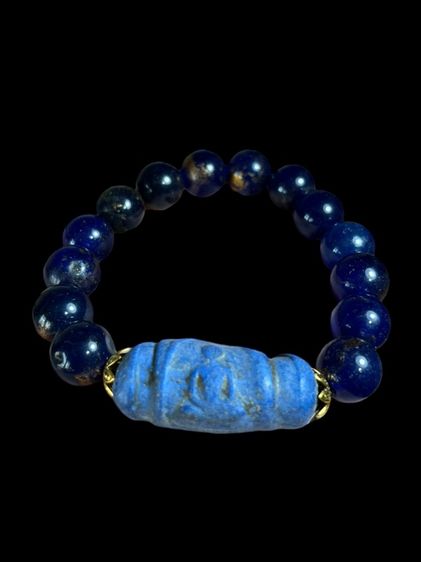 สร้อยประคำหยกมือพระสมเด็จม้วน สีเขียว,นํ้าเงิน,เหลือง,สีแดง เส้นละ200 รูปที่ 3