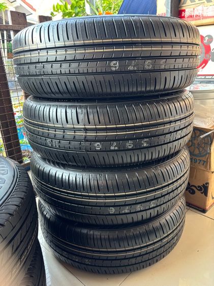 ล้อ Toyota yaris ativ Dunlop enasave ec350 195-60-16 y5225(ปิายแดง) รูปที่ 4