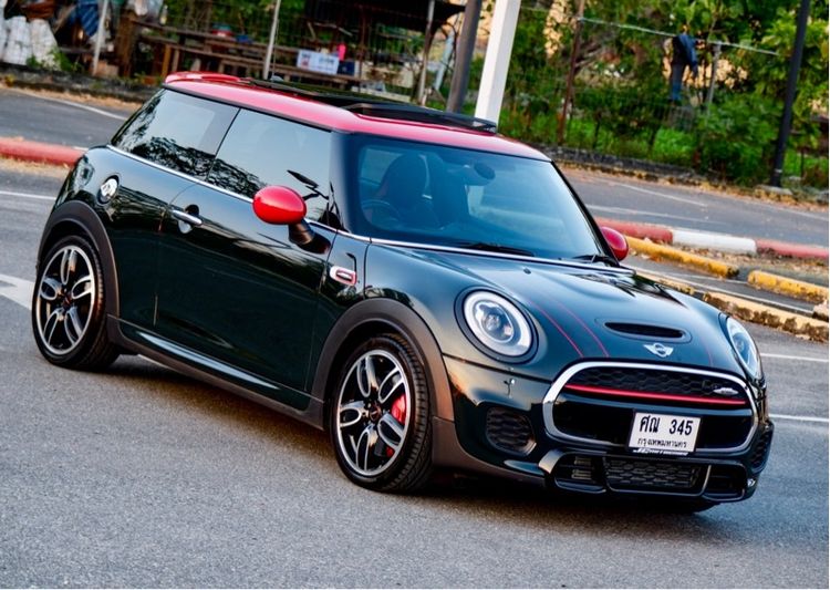Mini JOHN COOPER WORK 2017 2.0 John Cooper Works Sedan เบนซิน ไม่ติดแก๊ส เกียร์อัตโนมัติ เขียว รูปที่ 3