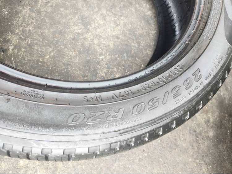 ยาง PIRELLI 265 50 20 ปี 25 ชุดละ 8,000 บาทครับ รูปที่ 11