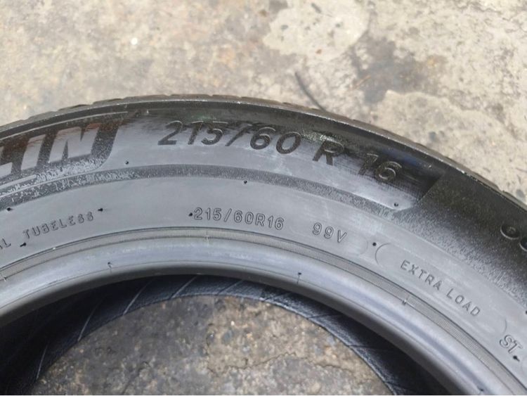 ยางมิชลินไพรมาซี่ 4 215 60 16 ปี 25 ชุดละ 5,000 บาทครับ รูปที่ 9
