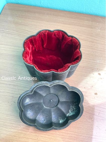 กระปุก ตลับ ซิลเวอร์ เพลต งานนอกเก่าสะสม รูปที่ 10