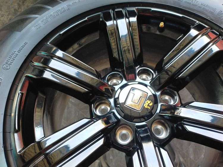 แม็กขอบ17 กว้าง8 et36 สีเดิม พร้อมยางคอนติ 265 65 17 ปี25 ใส่d-max เรนเจอร์ bt50 ไทรทัน ยางสวยตามรูป รูปที่ 6