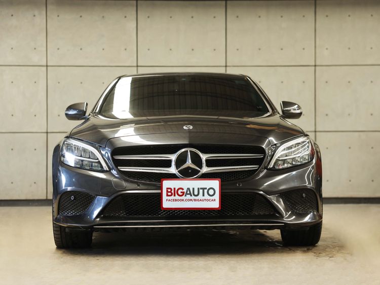 Mercedes-Benz C-Class 2020 C300 Sedan ปลั๊กอินไฮบริด (PHEV) ไม่ติดแก๊ส เกียร์อัตโนมัติ เทา รูปที่ 3