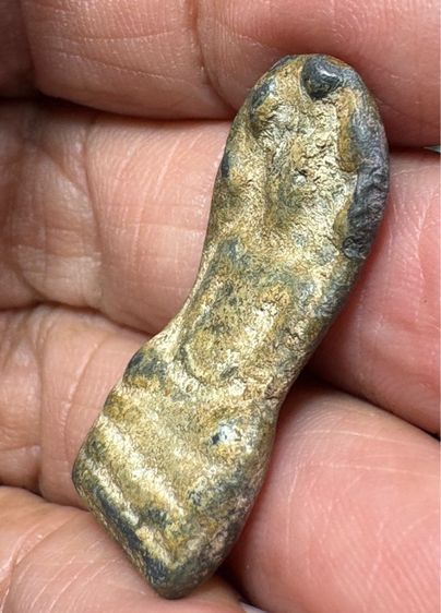 พระนาคปรก ลพบุรี เนื้อชินตะกั่วสนิมแดง รูปที่ 4