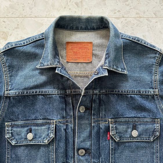 เเจ็คเก็ตยีนส์ TWO POCKET BIG E  รูปที่ 3