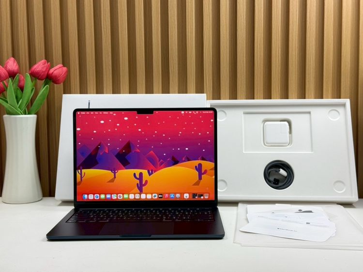 Apple แมค โอเอส 8 กิกะไบต์ อื่นๆ ไม่ใช่ MacBook Air 13.6-inch M2 2022 Ram8GB SSD256GB Midnight