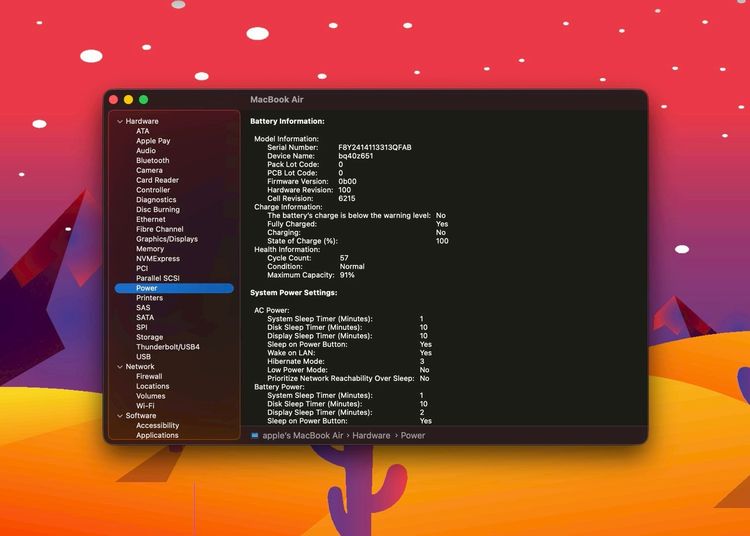 MacBook Air 13.6-inch M2 2022 Ram8GB SSD256GB Midnight รูปที่ 14