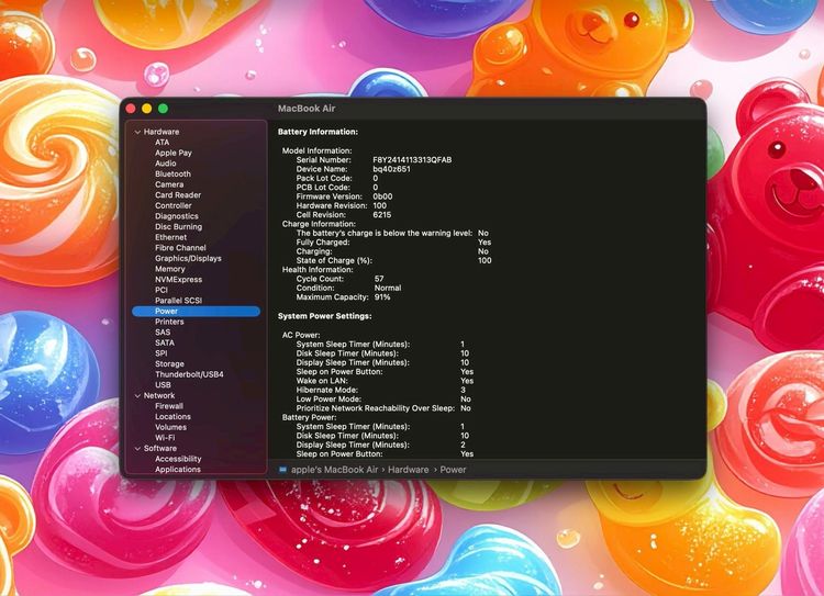 MacBook Air 13.6-inch M2 2022 Ram8GB SSD256GB Midnight รูปที่ 14