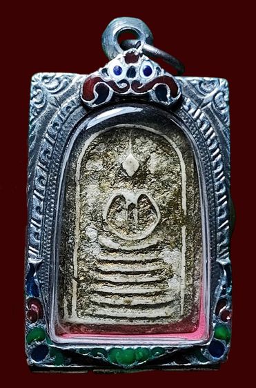 พระสมเด็จเก่า เลี่ยมกรอบเก่า 