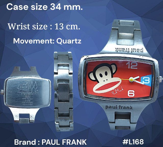L168 นาฬิกา Paul feank มือสอง ใช้งานได้ปกติ