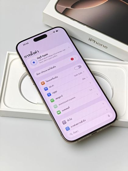 iPhone 16 pro max 256 GB สีทะเลทรายเครื่องสวยอุปกรณ์ครบกล่องไม่มีตำหนิใช้งานได้ปกติทุกฟังชั่นไม่ติดล็อคไม่ติด icloud ใดๆล้างเครื่องรีเซ็ตได้ รูปที่ 6