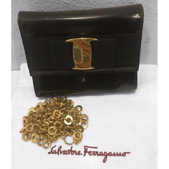 คาดอก SALVATORE FERRAGAMOแท้💯 รูปที่ 3