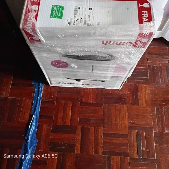 เครื่องผลิตออกซิเจนอยู่เวล ขนาด 5 ลิตร รุ่น8F-5AW มือหนึ่ง ไม่เคยใช้งาน ราคา 18,500 บาท และคู่มือการใช้งานที่อยู่ในกล่องผลิตภัณฑ์ที่ไม่เคยใช้งาน พร้อมทั้งรับประกันศูนย์ไทย 3 ปี รูปที่ 2