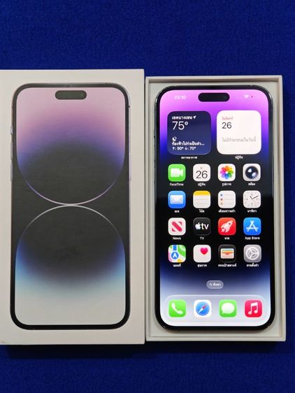 iphone 14 promax 128
เครื่องไทยเครื่องบวกกล่องเครื่องมีรอยเคสกัดนิดหน่อยโดยรวมสวยแบต85เครื่องใช้งานได้ปกติทุกอย่างนัดรับได้ตามแนวbtsฟิวเจอร์ รูปที่ 8