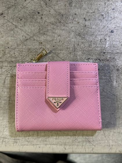 PRADA Saffiano Metal Compact Wallet
