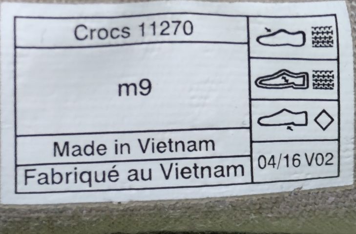 CROCS 42.0 แท้ มือสอง M9 รูปที่ 13