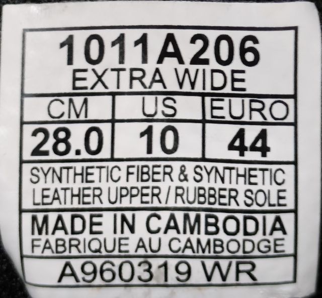 ASICS Tripble black 44.0 28.0 แท้ มือสอง รูปที่ 13