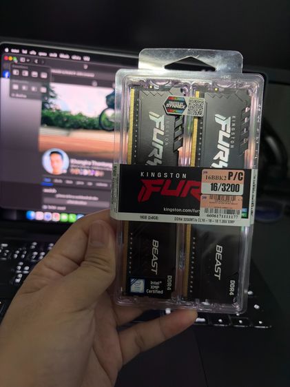 อื่นๆ KINGSTON FURY BEAST 16GB (8GBx2) DDR4 3200MHz