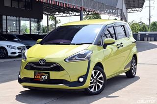 Toyota Sienta 1.5 V ปี 2019 รถ MPV 7 ที่นั่งมือสอง ตัวท็อปไมเนอร์เชนจ์ หน้าใหม่ ประตูสไลด์ไฟฟ้า 2 ฝั่ง กล้องรอบคัน สีพิเศษ (รหัสสินค้า EGFG)
