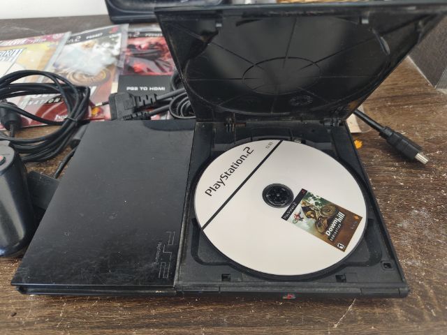 Sony เครื่องเกมส์โซนี่ เพลย์สเตชั่น PS2 (Playstation 2) playstation 2 อุปกรณ์ครบ มือ 2