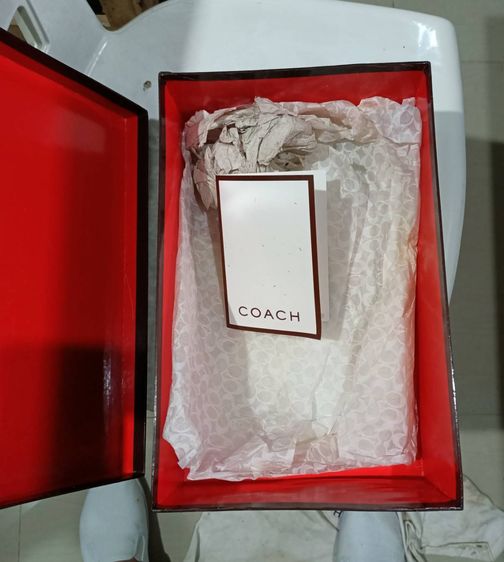 รองเท้าผ้าใบ COACH ผู้ชาย แบบผูกเชือก ของแท้ มือสอง เบอร์ 8 รูปที่ 13