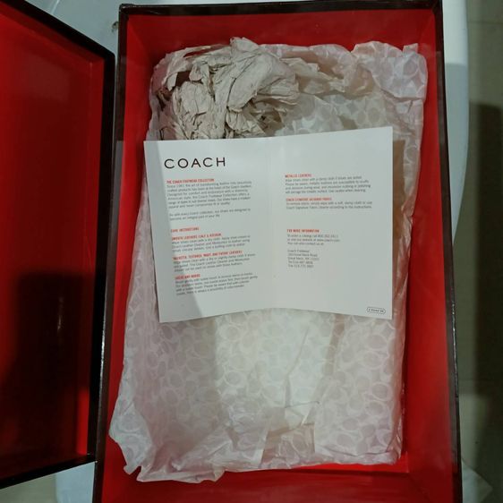 รองเท้าผ้าใบ COACH ผู้ชาย แบบผูกเชือก ของแท้ มือสอง เบอร์ 8 รูปที่ 14
