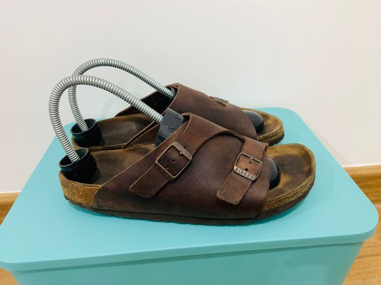 รองเท้า BIRKENSTOCK รุ่น ZURICH เบอร์ 39 cm 25 คนเท้า 24.5-25.5 cm ใส่ได้ครับ สภาพดีมาก พื้นเต็ม ทรงสวย หายากน่าสะลมครับ รูปที่ 5