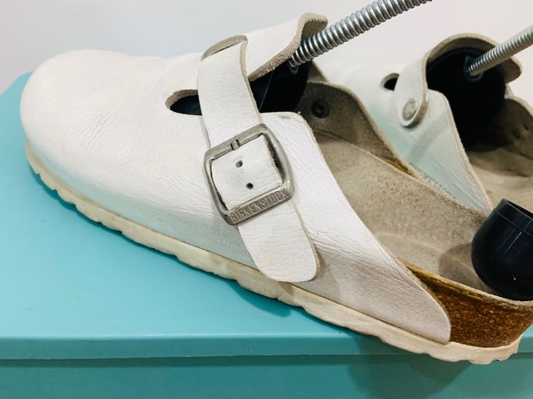รองเท้า BIRKENSTOCK รุ่น BOSTON เบอร์ 39 cm 25 คนเท้า 24.5-25.5 cm ใส่ได้ครับ สภาพดีมาก พื้นเต็ม ทรงสวย หายากน่าสะลมครับ รูปที่ 6